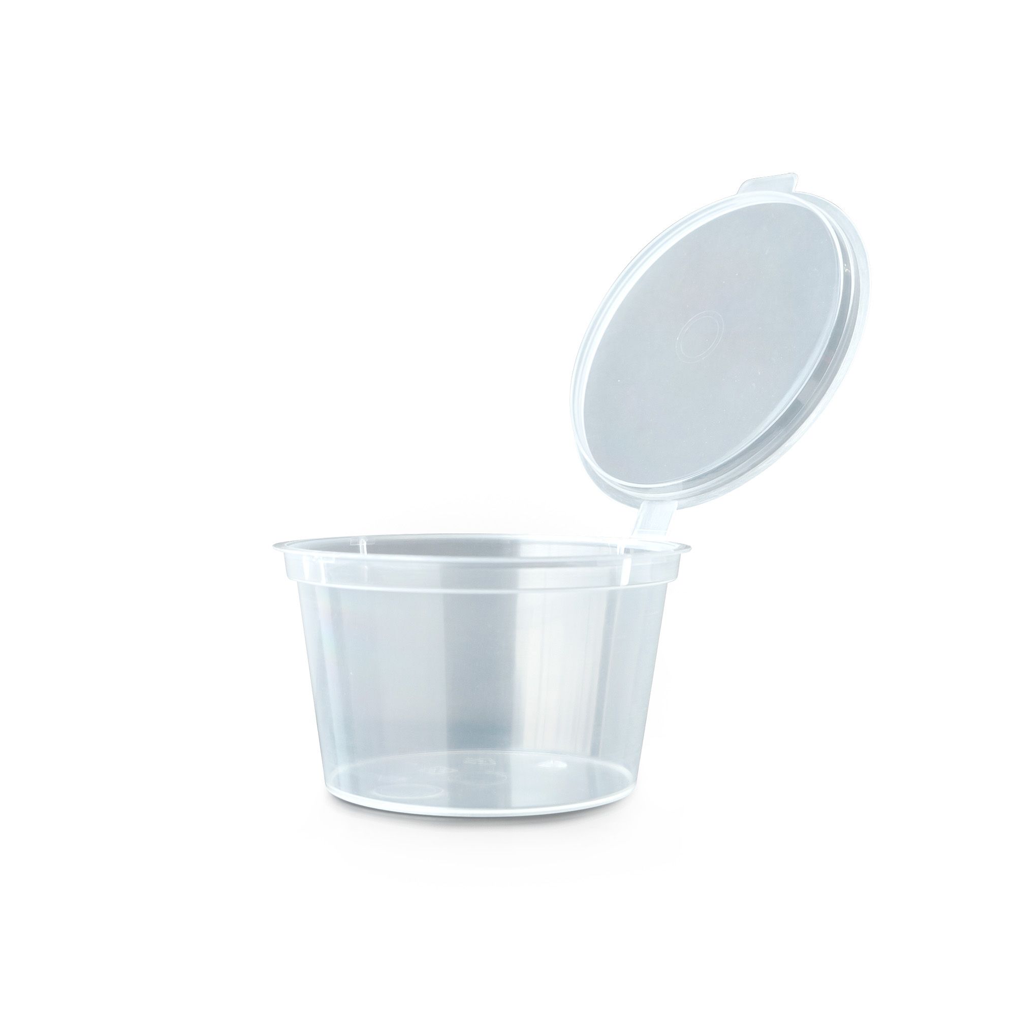 2オンスの蓋付き透明ソースカップ | 台湾の高品質なプラスチック